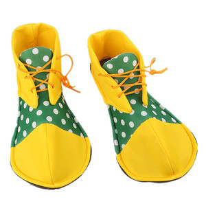 Scarpe <span class=keywords><strong>da</strong></span> Clown in poliestere per adulti in vendita <span class=keywords><strong>accessori</strong></span> per Costume <span class=keywords><strong>da</strong></span> Clown - Product Image 3