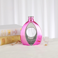 Fantaisie Personnalisé Vide Alcool Boire 500ml 750ml Liqueur Vin Vodka Spiritueux Bouteilles En Verre 1 Litre Fournisseurs En Gros