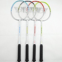 Excellent autocollant aquatique et dernier design pour raquette de badminton en acier à joint en T pour entraînement en extérieur, conception personnalisée