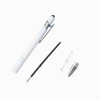 Promotion : Stylo stylet métallique pas cher, personnalisable, rétractable, à pointe souple pour écran tactile, avec logo – Vente chaude