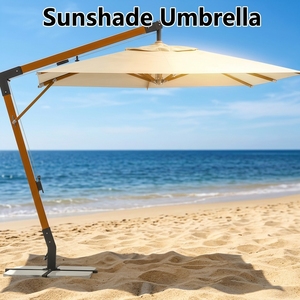 Parasol de plage rond vintage en <span class=keywords><strong>paille</strong></span> de chaume, style cabane hawaïenne, ensemble parasol de plage - Product Image 1