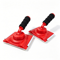 Accessoires ménagers : Brosse à peinture à fibres de nylon plates de 5 pouces pour la séparation des couleurs, outil mural polyvalent pour le finissage