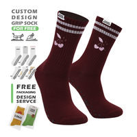 Chaussettes antidérapantes en coton de qualité supérieure avec logo personnalisé, chaussettes de pilates pour femmes, chaussettes de yoga fitness