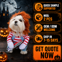 Disfraz de Halloween para Mascotas al por Mayor, Traje Divertido de Dos Patas para Perros y Gatos, Proveedor Directo, Envío Rápido