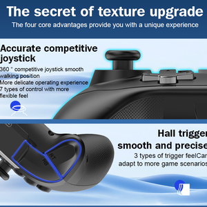 Grosir Joystick enam sumbu giroskop nirkabel BT 4.0 pengendali Video Game untuk saklar PC uap - Product Image 6