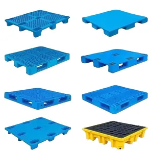 Wholesale best price high quality 1200x1000 euro standard cargo customized blue plastic pallets in China