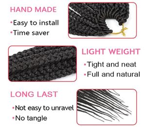 Box <strong>Braids</strong> Crochet Hair Prelooped 14 Inch Goddess Crochet Box <strong>Braids</strong> Hair <strong>Thick</strong> Box <strong>Braids</strong> - Product Image 4
