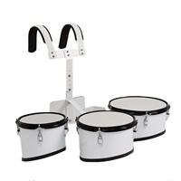Tambour triple professionnel de haute qualité Transporteur noir tambour triple tambours de marche