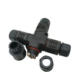 Konektor IP67 Tipe T X L L20 2 3 4 Jalur 2 3 4 Pin Plastik Otomatis Daya Luar Ruangan Tenaga Surya Industri LED Konektor Tahan Air - Product Image 3