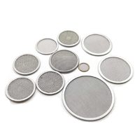 Diskus Filter Baja Anti Karat Berjaring Halus, Saringan Kawat Bulat Kustom untuk Filtrasi Industri