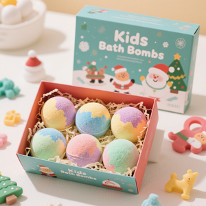Ensemble <span class=keywords><strong>de</strong></span> bombes <span class=keywords><strong>de</strong></span> bain pour enfants <span class=keywords><strong>de</strong></span> Noël, jouets surprise Père Noël/Renne pour enfants, formule végétalienne et sans danger pour <span class=keywords><strong>la</strong></span> peau |   Personnalisation <span class=keywords><strong>de</strong></span> marque privée/OEM - Product Image 4