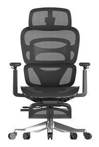 A008WXY 현대 인체 공학적 사무실 의자 조정 가능한 머리 받침 편안한 프리미엄 현대 패브릭 메쉬 계단 리프트 포함 - Product Image 5