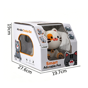 Juguete Robot Gato RC Inteligente, Juguete Electrónico Interactivo con Sensor Táctil, Robot Programable con Control Remoto para Acrobacias - Product Image 6