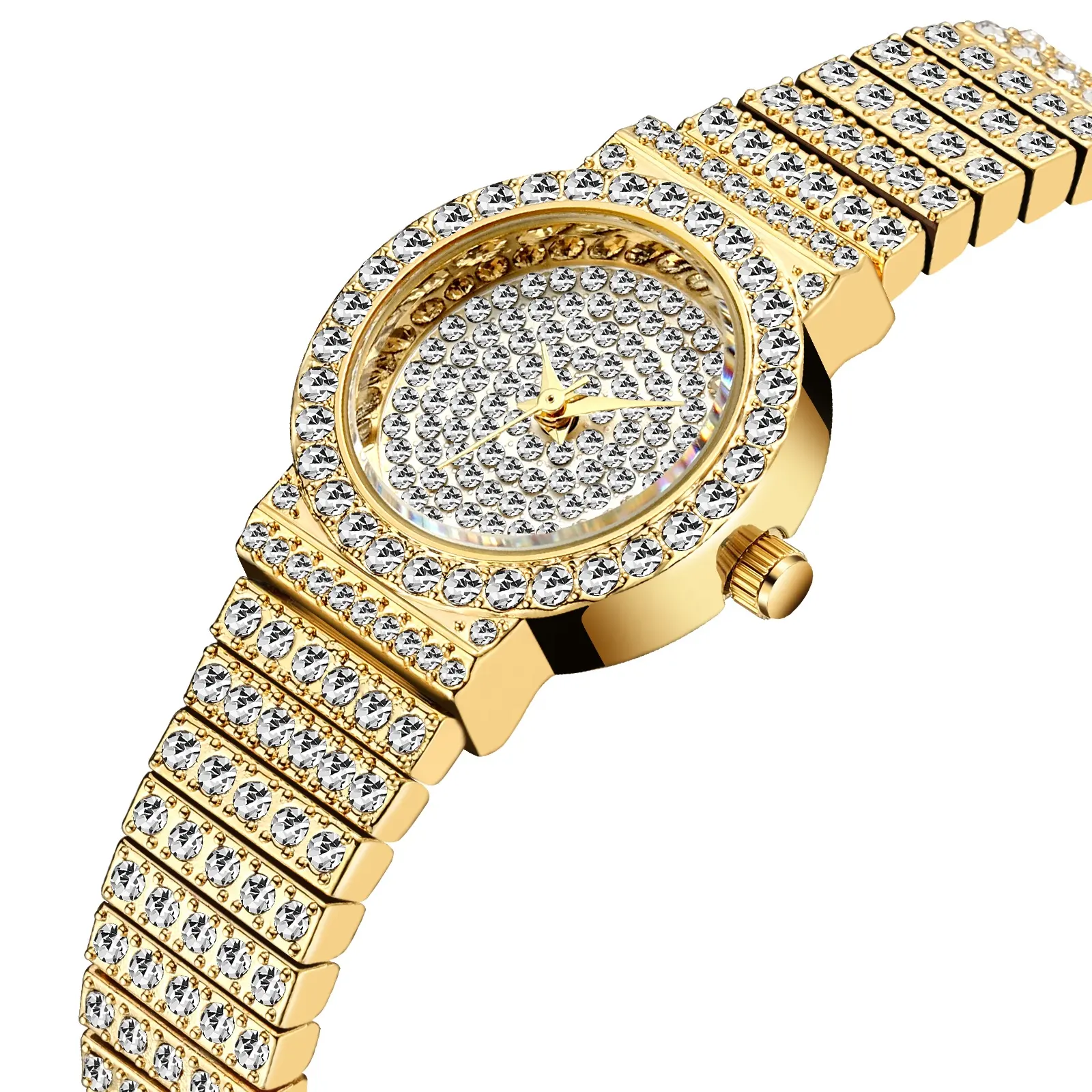 Luxury Brand Watch For Women Stylish Waterproof Golf Dress Women Watch With Crystals Trend 2021 Female Clock Gifts Bling Jewelry