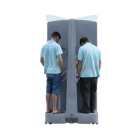Urinoir portable en plastique pour 4 personnes, toilettes portables en plastique pour le camping, toilettes portables en plastique à vendre