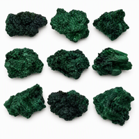 Vente en gros de pierres brutes naturelles de guérison, spécimen de malachite verte, cristal de quartz brut, minéral pour la décoration intérieure