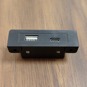 Us/Eu/Uk Smart Usb-C Sofa Verborgen Power Adapter Tafel Bureau Nachtstandaard Oplader 12V/9V/5V Usb Stopcontact Opladen - Product Image 4