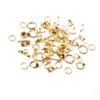 TSZS Design 50pcs/mix Punk Vintage Style Nail Parts 3D Or Argent Nail Alliage Populaire Gothique Style Nail Accessoires