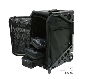 Bolsa de inserción Stealth Sport (bordado negro, negro) con marco deportivo negro sin parpadeo - Product Image 5