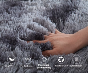 Cao Cấp Màu Rắn Hiện Đại Dệt Máy Làm Khu Vực Thảm Thiết Lập Mềm Sang Trọng Polyester Có Thể Giặt Không Trượt 3.5Cm Đống Chiều Cao 7Mm - Product Image 4