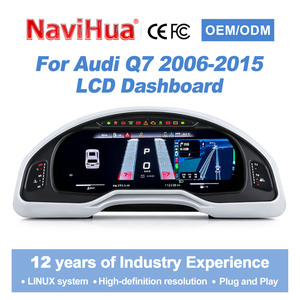 NaviHua สำหรับ Audi Q7 ปี 2006-2015 ระบบ Linux จอแสดงผลแบบ Virtual Cockpit LCD ดิจิตอล คลัสเตอร์หน้าปัดเรือนไมล์ มาตรวัดความเร็ว อุปกรณ์วัดอัตโนมัติ แผงหน้าปัด - Product Image 1