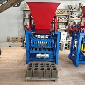 Meistverkaufte Produktion Verschiedener Verzahnungs- und <span class=keywords><strong>Standard</strong></span>-Betonziegel 4-35 Halbautomatische Ziegelherstellungsmaschine mit Trichter - Product Image 4