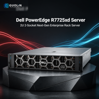 Server Rak Dell PowerEdge R7725xd 2U Dual AMD EPYC 9005 Series dengan Memori DDR5 PCIe Gen5 untuk Simulasi IT, Penelitian, dan Laboratorium