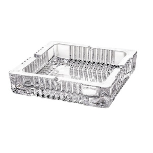 ที่เขี่ยบุหรี่แบบกระจกคริสตัลทรงสี่เหลี่ยม,ที่เขี่ยบุหรี่สำหรับสูบบุหรี่ซิการ์ยาสูบ - Product Image 1