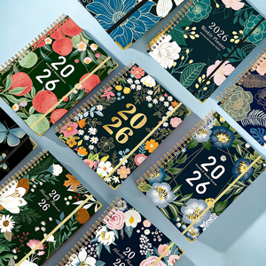 Cuaderno Personalizado con Logotipo GF, Diseño Gráfico, Encuadernación Espiral, Agenda Semanal y Mensual A5, Planificador de Trabajo y Deportes - Product Image 1