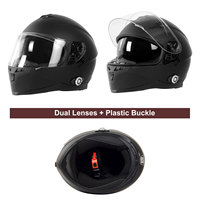 Casque de moto modulaire intégral avec interphone intégré, certifié DOT, fonction radio FM, communication entre motards à 1000 m