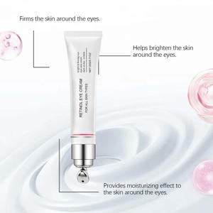 Crème pour les yeux au rétinol 20g OEM Étiquette privée Réparer Anti-rides Collagène Hydrater Vegan - Product Image 4