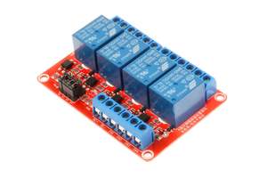 절연된 광커플러가있는 4 채널 릴레이 모듈 <span class=keywords><strong>5V</strong></span> <span class=keywords><strong>12V</strong></span> <span class=keywords><strong>24V</strong></span> 하이 로우 레벨 트리거 모듈 트리거 - Product Image 3