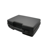 Mallette à outils de transport en plastique légère Construction à coque dure durable Organisateur portable pour outils de quincaillerie professionnels
