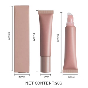 No Logo Shiny Gloss Fat Oil <span class=keywords><strong>Lip</strong></span> <span class=keywords><strong>Glow</strong></span> Oil Baume teinté végétalien lisse hydratant pour le soin des lèvres sèches Baume repulpant - Product Image 1