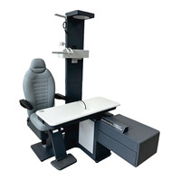 Unité ophtalmique, fauteuil d'optométrie et de réfraction pour magasin d'optique et clinique ophtalmique HRT-3