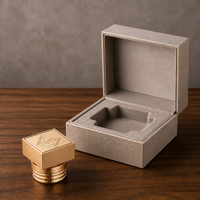 Capuchon de parfum carré en Zamak, logo personnalisé, couvercle en alliage de zinc, couvercle de flacon de parfum de luxe