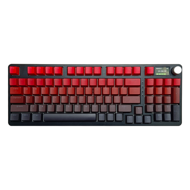 [Hot Sale] KC98 Pro Mechanical Gaming Keyboard 3Mode With Screen and Knob RGB Backlit for Window/Computer/Desktop/PC/Notebook