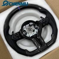 Volant chauffant personnalisé en fibre de carbone pour BMW M2 M3 M4 M5 F10 F50 F30 F32 F80 F82 F90 E90 E92 E70 E80, directement de l'usine