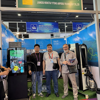Nouveau chargeur rapide AC Type 2 étanche 22KW*2, chargeur mural commercial pour véhicules électriques