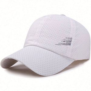 Casquette de sport respirante à 6 panneaux pour l'été, séchage rapide, avec logo personnalisé, casquette de baseball sur mesure, vente en gros - Product Image 3