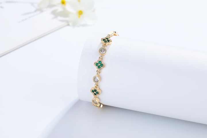 30pcs-G054 Open Love Leaf Bangle Bracelet Party Gift
