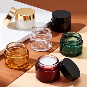 Tarros de Crema de Vidrio Transparente de 30g y 50g, Envases de Lujo para Cuidado de la Piel, para Crema de Ojos, Loción Corporal y Bálsamo Labial - Product Image 2