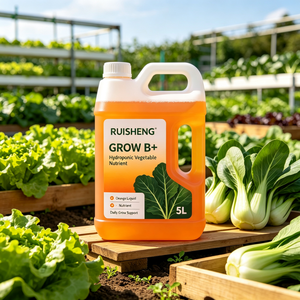 Fertilizzante Liquido per Coltivazione Idroponica, Soluzione Nutritiva GROW <span class=keywords><strong>B</strong></span> per Crescita Vegetativa di Ortaggi - Product Image 1