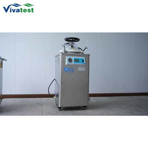 เครื่องนึ่งฆ่าเชื้อแบบไอน้ำชนิดสกรูแนวตั้ง Vivatest ขนาด 24 ลิตร อุปกรณ์แรงดันสูงสำหรับห้องปฏิบัติการ อุตสาหกรรม OEM ปรับแต่งได้ - Product Image 2