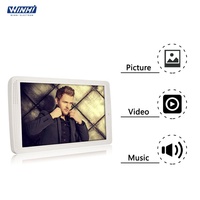 Pantalla LCD de Señalización Digital de 10.1 Pulgadas para Uso en Interiores, Reproduce Vídeos en Bucle, Decodificación HD, Equipo de Publicidad para Taxis y Aeropuertos