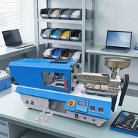 Mesin Cetak Injeksi Horizontal Desktop Presisi Tinggi Mesin Injeksi PET Mini Kecil Layar Sentuh PLC Cerdas