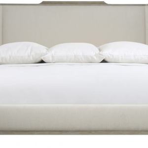 เตียงไม้เนื้อแข็งแบบดั้งเดิมสไตล์ชนบท พนักพิงสูง แกะสลักด้วยมือ พร้อมผ้าหุ้ม สำหรับตกแต่งห้องนอน - Product Image 4