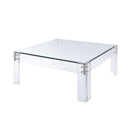 Table Basse Moderne Unique en Acrylique Yaoming YM-F0382 pour Salon, Mobilier de Maison, Idéale pour Hôtels et Appartements - Vente Flash