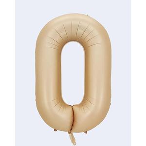Misura su misura lamina di lattice globo nero numero N2 100 cm partito palloncini per festa festa - Product Image 4