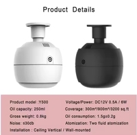 Diffuseur de parfum de type plafond pour hôtel commercial, diffuseur d'aromathérapie contrôlé par application